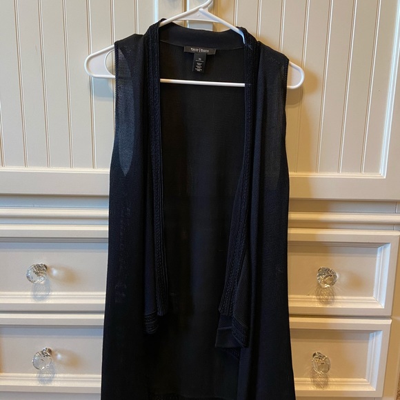 Sleeveless Black Cardigan - Picture 4 of 5